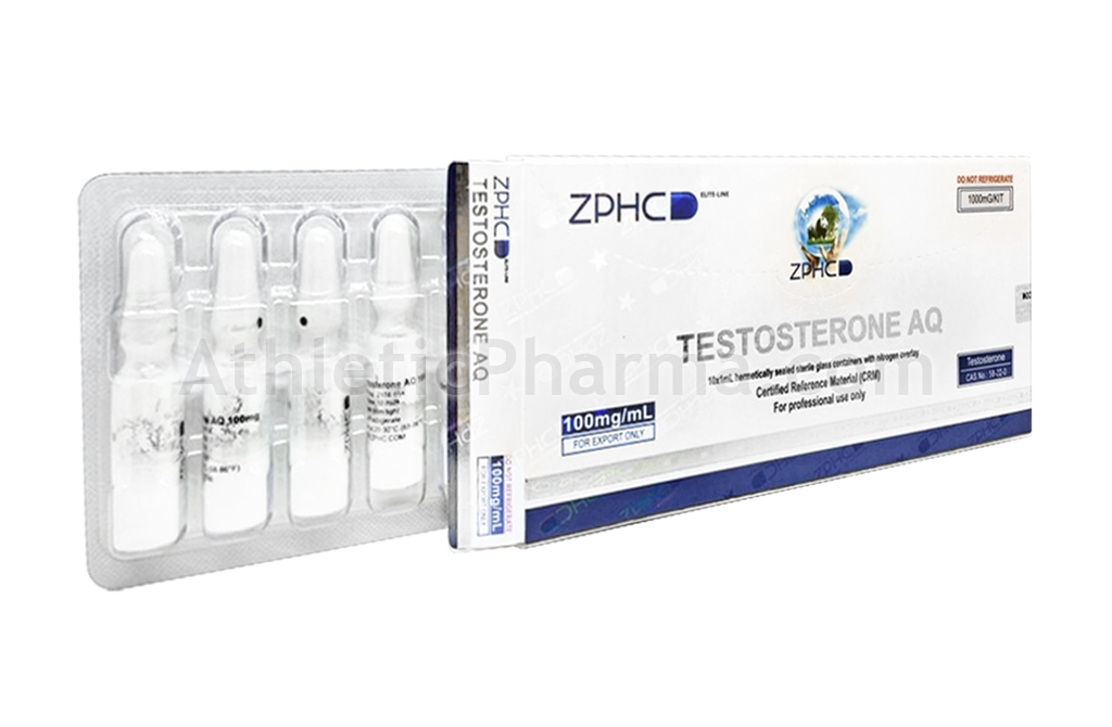 Testosterone AQ (ZPHC) 10 ампул (1ml x 10)