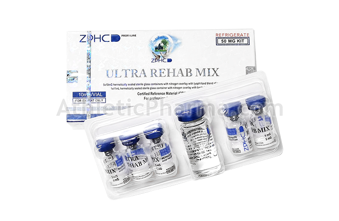 Ultra Rehab Mix 50mg (ZPHC) упаковка 5 флаконов (10mg x 5)